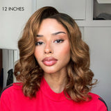 Bouncy Blonde Light Weight Left C Part Loose Wave Glueless 5x5 Closure Lace Wig