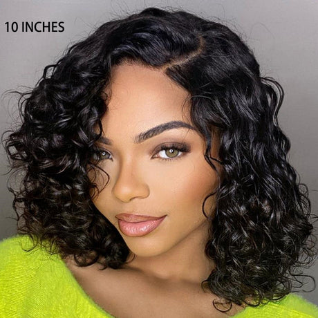 Water Wave C Parted Glueless Undetectable Minimalist Lace Wig