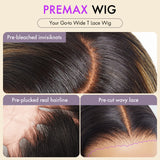 Bundle Deal | Wig Renewal Hair Oil + PreMax Ombre Blonde Highlight Silky Straight Bob Wig | US ONLY