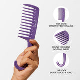 Wide Tooth Comb Suitable for Natural Hair, Suitable for Curly Hair, Long Hair, Wet Hair in all Types