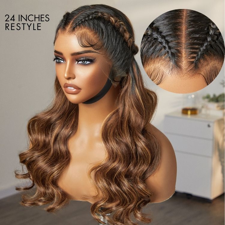 Exclusive Sale | 13x5 Ready to Go Frontal Wig | Nature Max Blonde Highlight Loose Body Wave Ear-to-ear Glueless HD Lace Wig