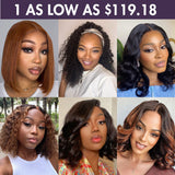 Short Wigs 10-12 Inches 6 Styles Available