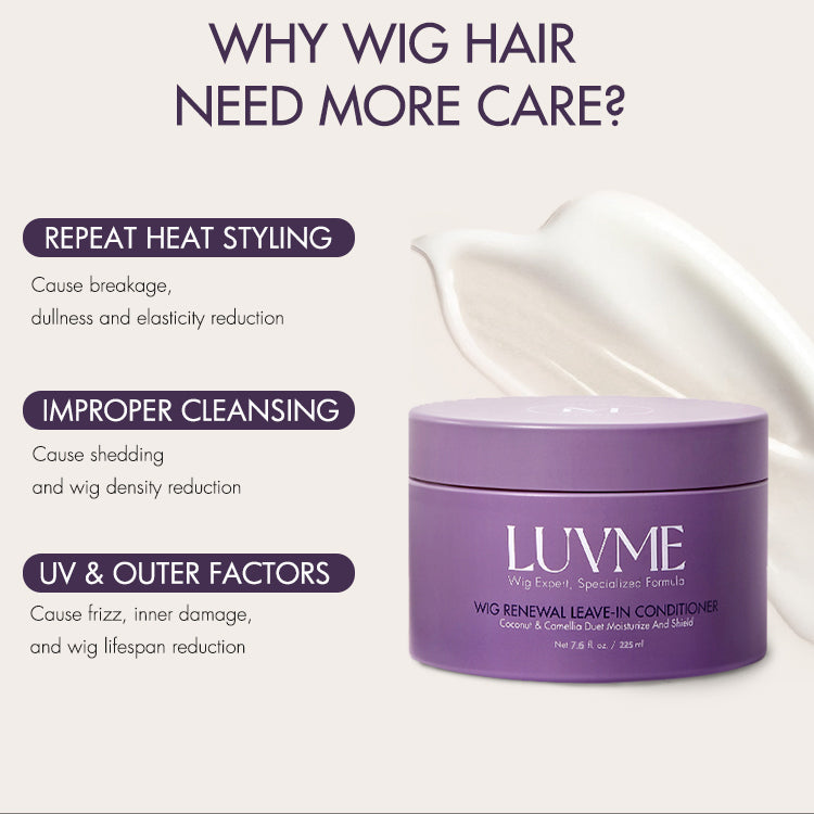 Wig Renewal Leave-in Conditioner, Anti Frizz, Super Shine & Moisture | US ONLY