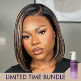 Bundle Deal | Wig Renewal Hair Oil + PreMax Ombre Blonde Highlight Silky Straight Bob Wig | US ONLY