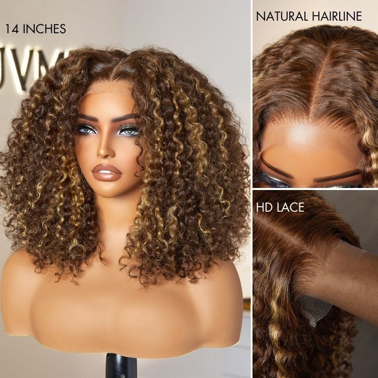 Go Natural Ease | Soft Kinky Curly Glueless 5x5 Closure HD Lace Wig Ready to Go