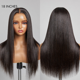 180% Density Bone Straight Glueless 5x5 Closure HD Lace Wig