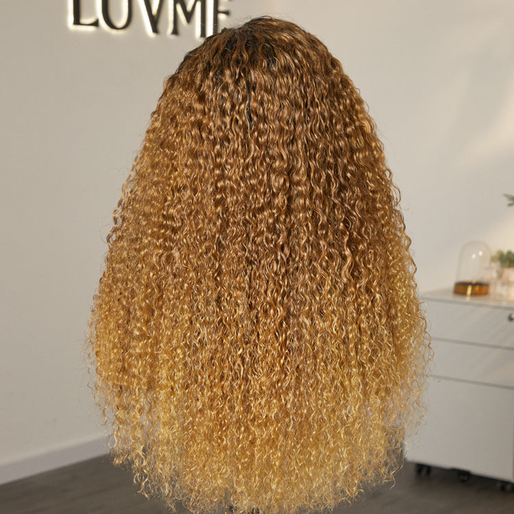 Gorgeous Ombre Color Water Wave Ear-to-ear Glueless 13x4 Frontal Lace Wig | Limited Quantity