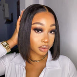 Middle Part Glueless Pre Plucked Easy & Daily Bob Wig | Minimalist Lace