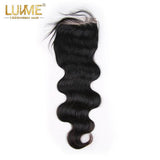 1pc Body Wave 4x4 Lace Closure 100% Human Hair