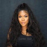 Body Wave Half Wig High Density Affordable 100% Human Hair Wig