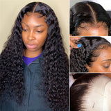 Undetected Transparent 13X4 HD Lace Front Wig Deep Wave Human Hair Wigs