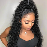 Deep Curly Human Hair360 Lace Wig150% Density Pre-plucked Virgin Hair