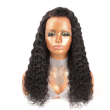 13x4 Lace Front Wig 150% Density Water Wave 100% Human Virgin Hair