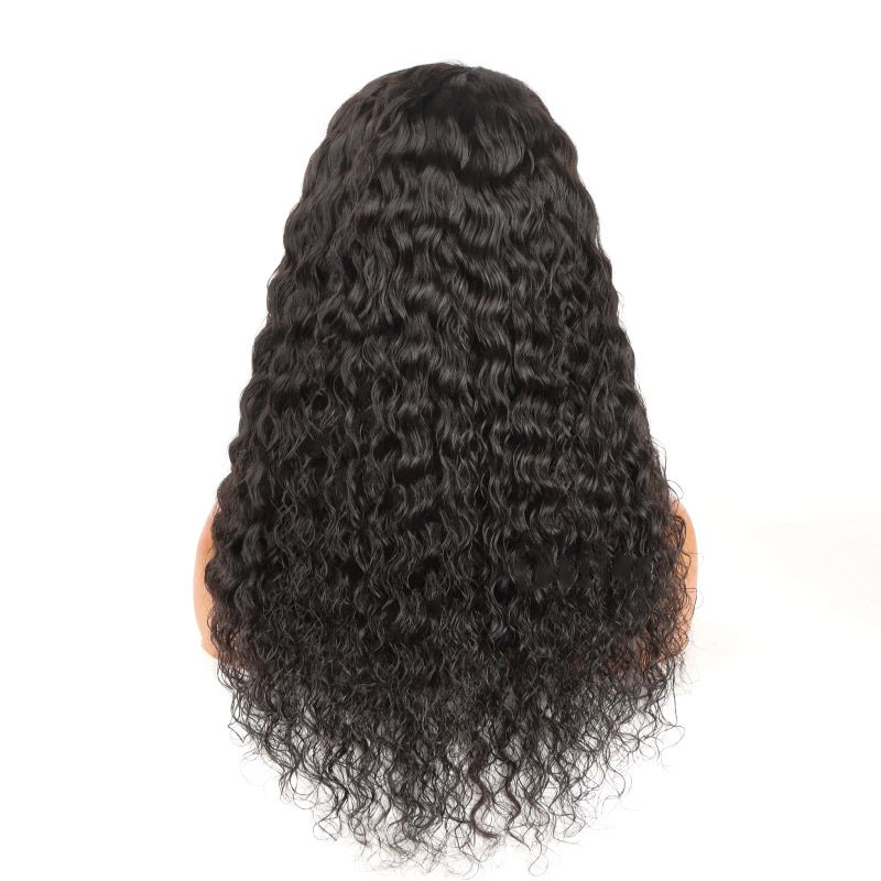 13x4 Lace Front Wig 150% Density Water Wave 100% Human Virgin Hair