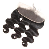 1PC Body Wave Hair With 13x4 Lace Frontal Hair