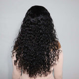 Loose Water Wave Invisible 13x4 Frontal Lace Wig Human Hair
