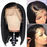 Short Bob Transparent 13x4 Bob Wigs Straight Lace Frontal Wig Human Hair
