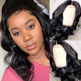 Body Wave Human Hair 360 Lace Wig 150% Density Pre-plucked Invisible Virgin