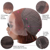 #33 Dark Auburn Color Short Bob Red Brown Wig 13x4/4x4 Bob Lace Frontal Wigs 150% Density