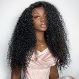 100% Virgin Human Hair 360 Lace Frontal Wig 150% Density Kinky Curly Wig