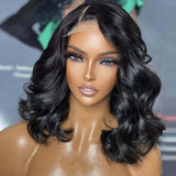 Short Brazilian Body Wave Bob Wig 13x4 Lace Front Human Hair Wigs