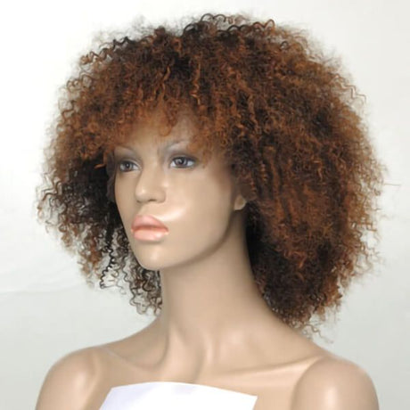 Bob Curly 4x4 Lace Ombre Color Human Hair