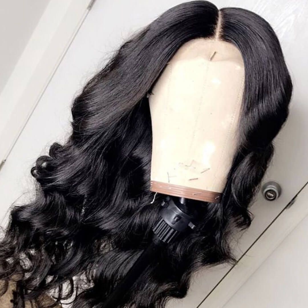 Body Wave Human Hair 360 Lace Wig 150% Density Pre-plucked Invisible Virgin