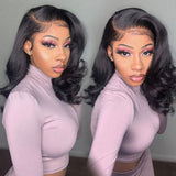 Body Wave Short Bob 13*4 Lace Front Human Hair Wigs Pre Plucked Human Hair Wigs