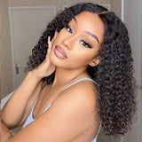 Short Wigs Straight/Curly/Deep Wave Bob Lace Wigs Quality Human Hair Wigs