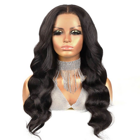 100% Human Virgin Hair HD Lace Closure Wig 5x5 Royal Wave Brazilian Hair