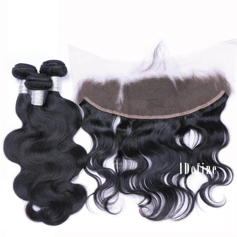 3 Bundles With Frontal Body Wave Human Virgin Hair