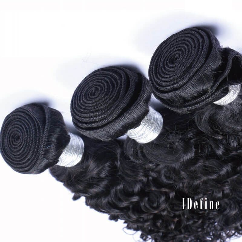 3 Bundles With Frontal Italy Curly Wave Human Virgin Hair