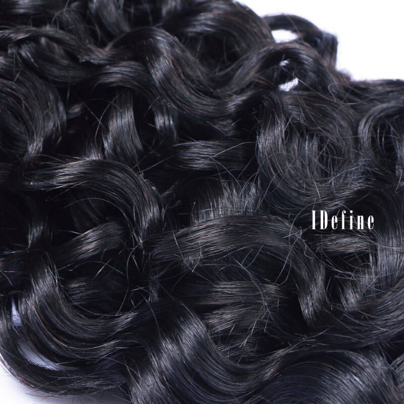 3 Bundles With Frontal Italy Curly Wave Human Virgin Hair