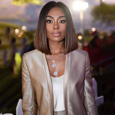 Brown Ombre Bob 13x4 Lace Front Wig Human Hair