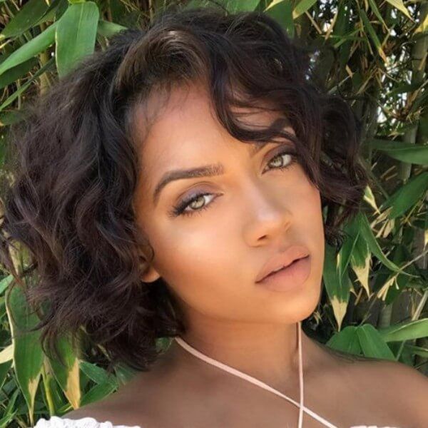 Sexy Pixe Cut Short Curly Human Hair Wig