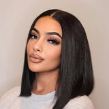 Short Wigs Straight/Curly/Deep Wave Bob Lace Wigs Quality Human Hair Wigs