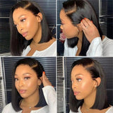 Short Wigs Straight/Curly/Deep Wave Bob Lace Wigs Quality Human Hair Wigs