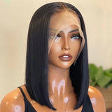 Short Wigs Straight/Curly/Deep Wave Bob Lace Wigs Quality Human Hair Wigs