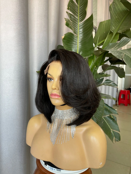 Amazing New Yaki Human Hair Bob Wig