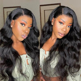 Pre Plucked Body Wave Human Hair Wigs 13X4 Lace Front Wigs