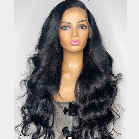 Pre Plucked Body Wave Human Hair Wigs 13X4 Lace Front Wigs