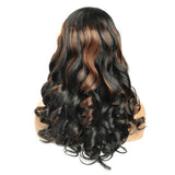 Affordable Wavy U-Part Wig 150% Density 1B/4# Color Human Hair Wig