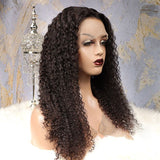 Deep Curly Human Hair360 Lace Wig150% Density Pre-plucked Virgin Hair