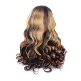 Affordable Wavy U-Part Wig 150% Density P4/27# Color Human Hair Wig