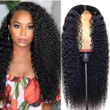 13*6 HD Transparent Curly Lace Front Human Hair Wigs Pre-Plucked