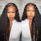 HD Swiss Lace 13*4 Human Hair Lace Front Wigs Pre Plucked 5*5/4*4 Invisible Lace Curly Wigs