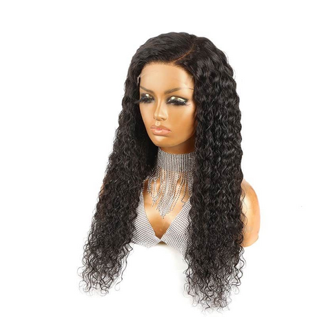 13X6 Lace Frontal Curly Pre-plucked 180% Density Invisible Knots Virgin Hair