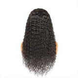 High Density Water Wave 13x6 Swiss Lace Front Wig 100% Human Virgin Hair