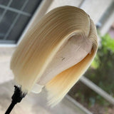 Bob Human Hair  Style 613 Blonde 13x4 Lace Front Wig 180% Density