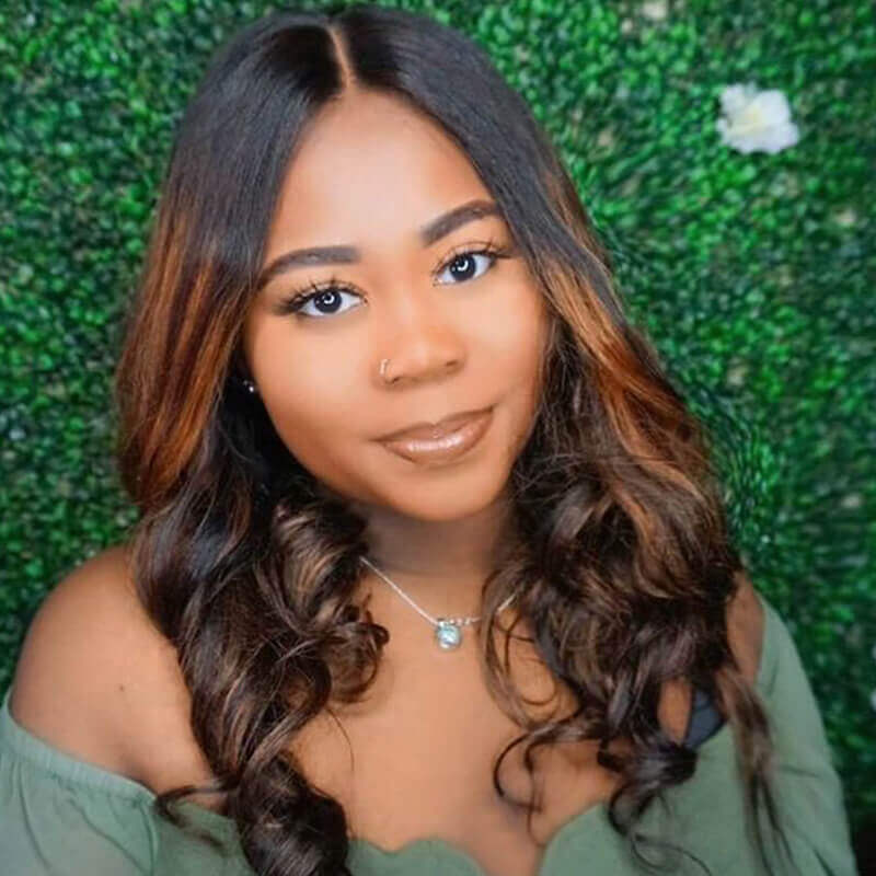 Royal Wave Human Hair 13x4 Swiss Lace Frontal Wig 180% Density